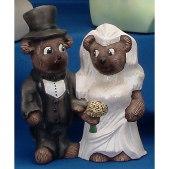 Plaster Molds - Wedding Bears